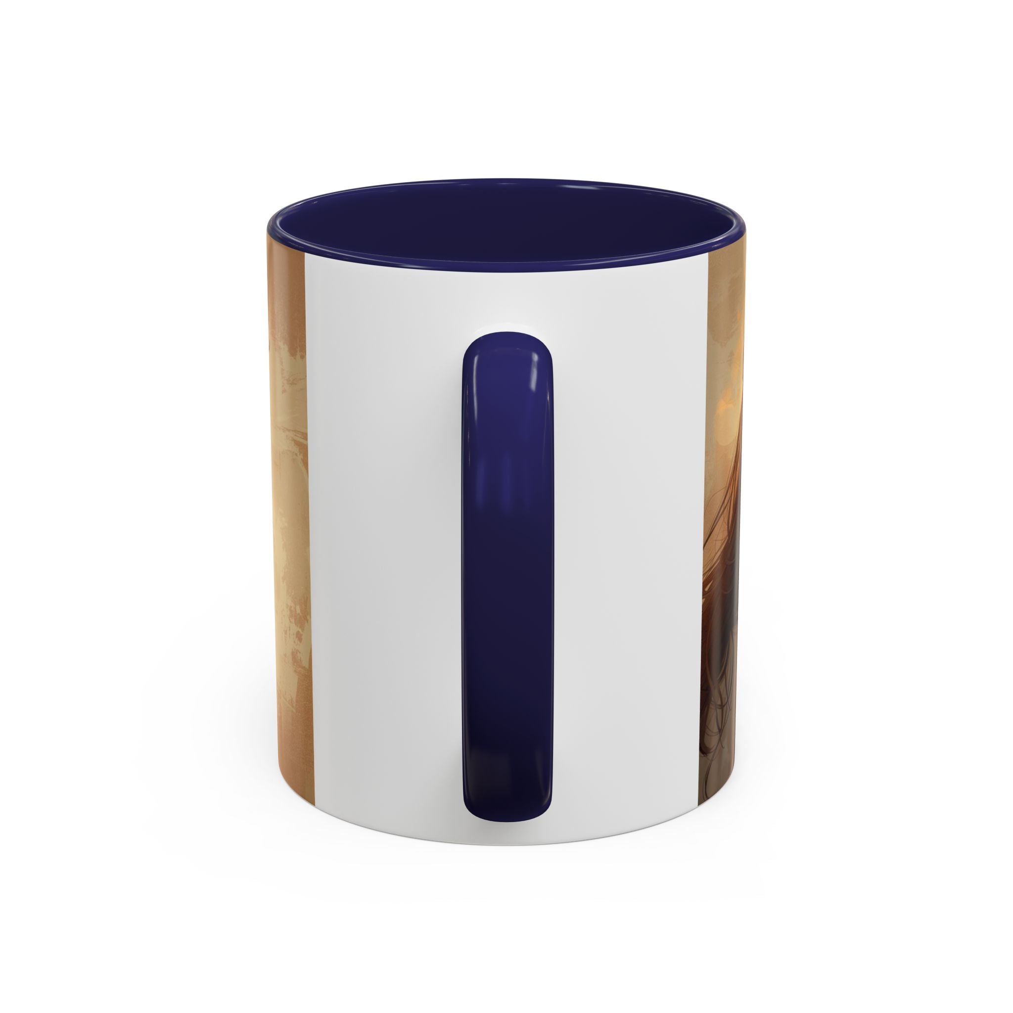 Best Mom Ever Accent Coffee Mug | Mother's Day Mom and Child Illustration
