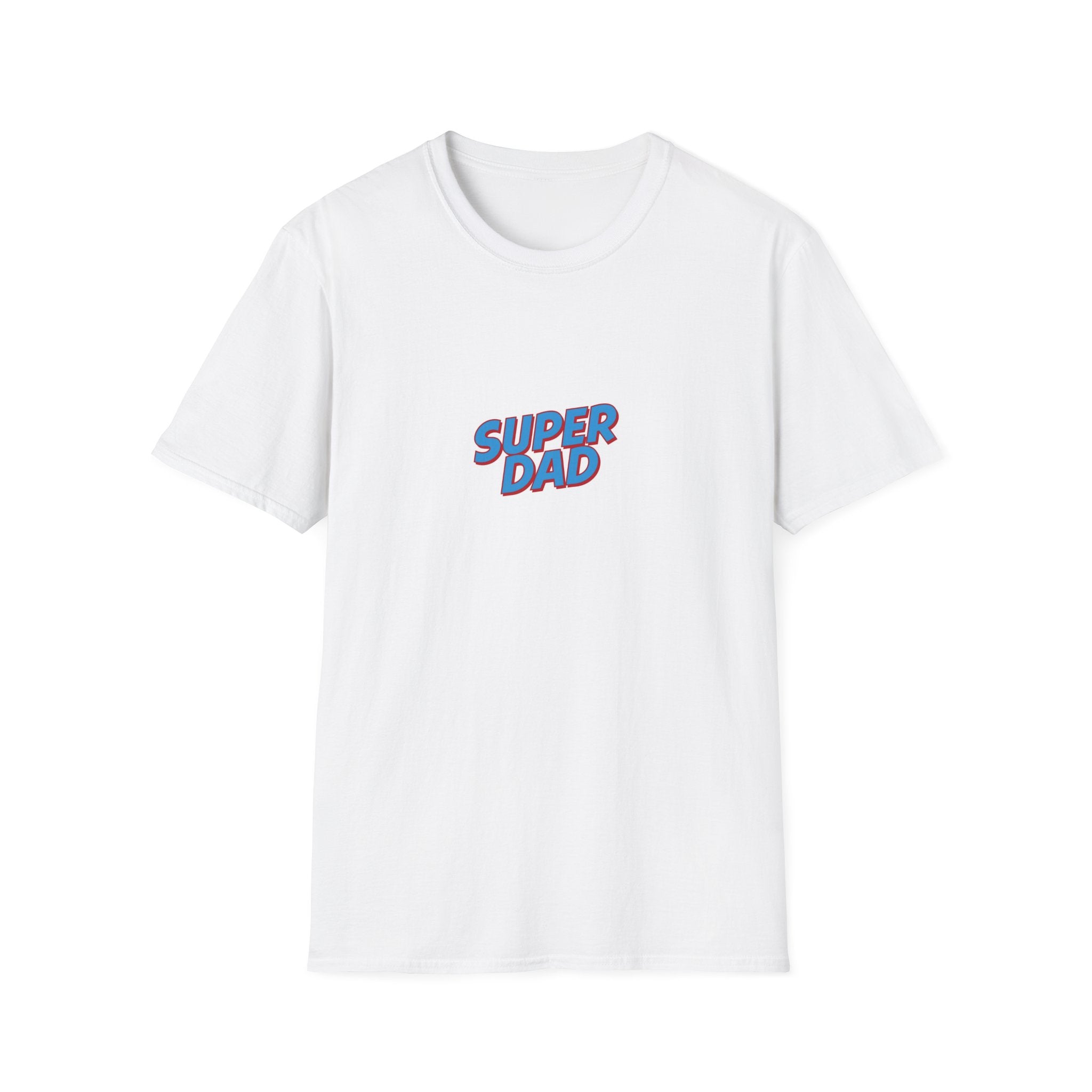 T-Shirt — "Super Dad" Retro Comic Graphic Fathers Day Tee