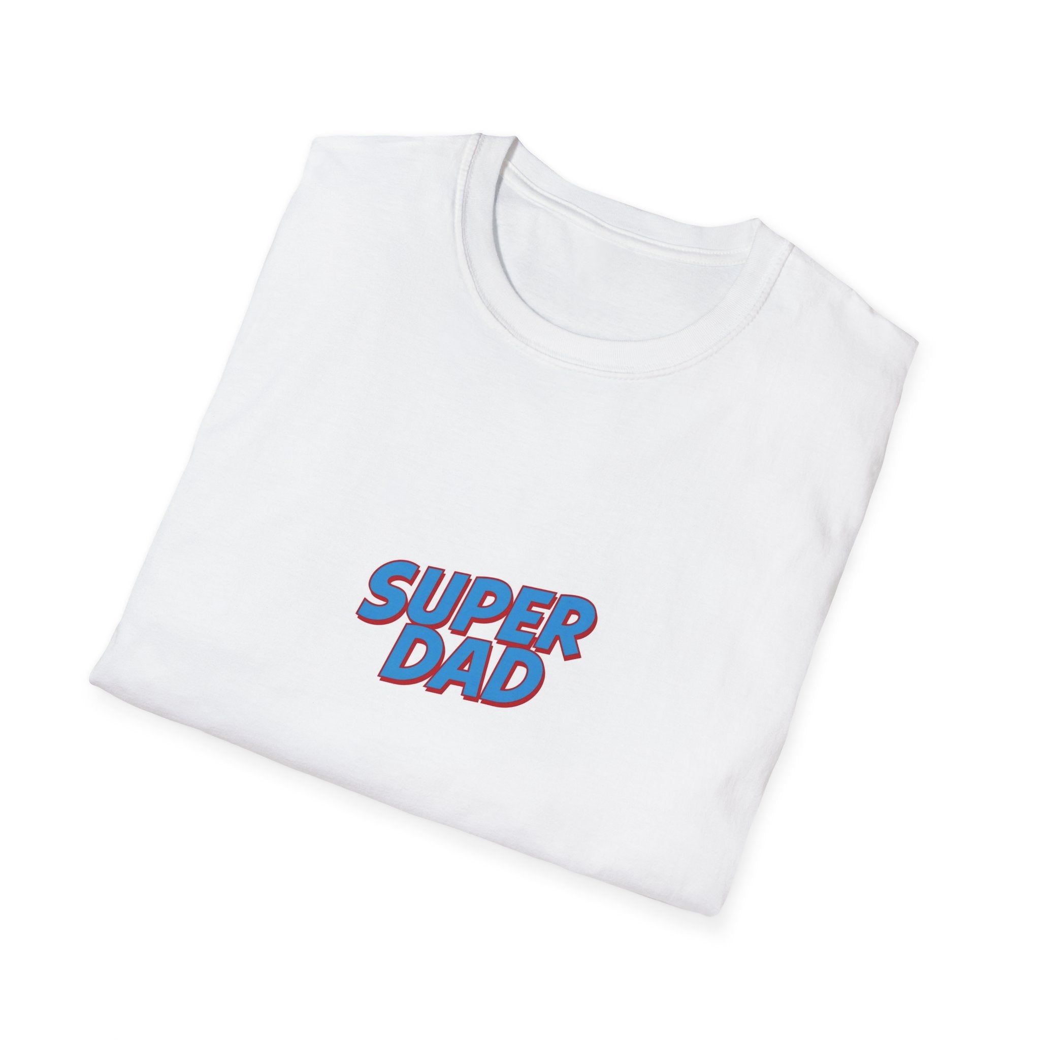 T-Shirt — "Super Dad" Retro Comic Graphic Fathers Day Tee