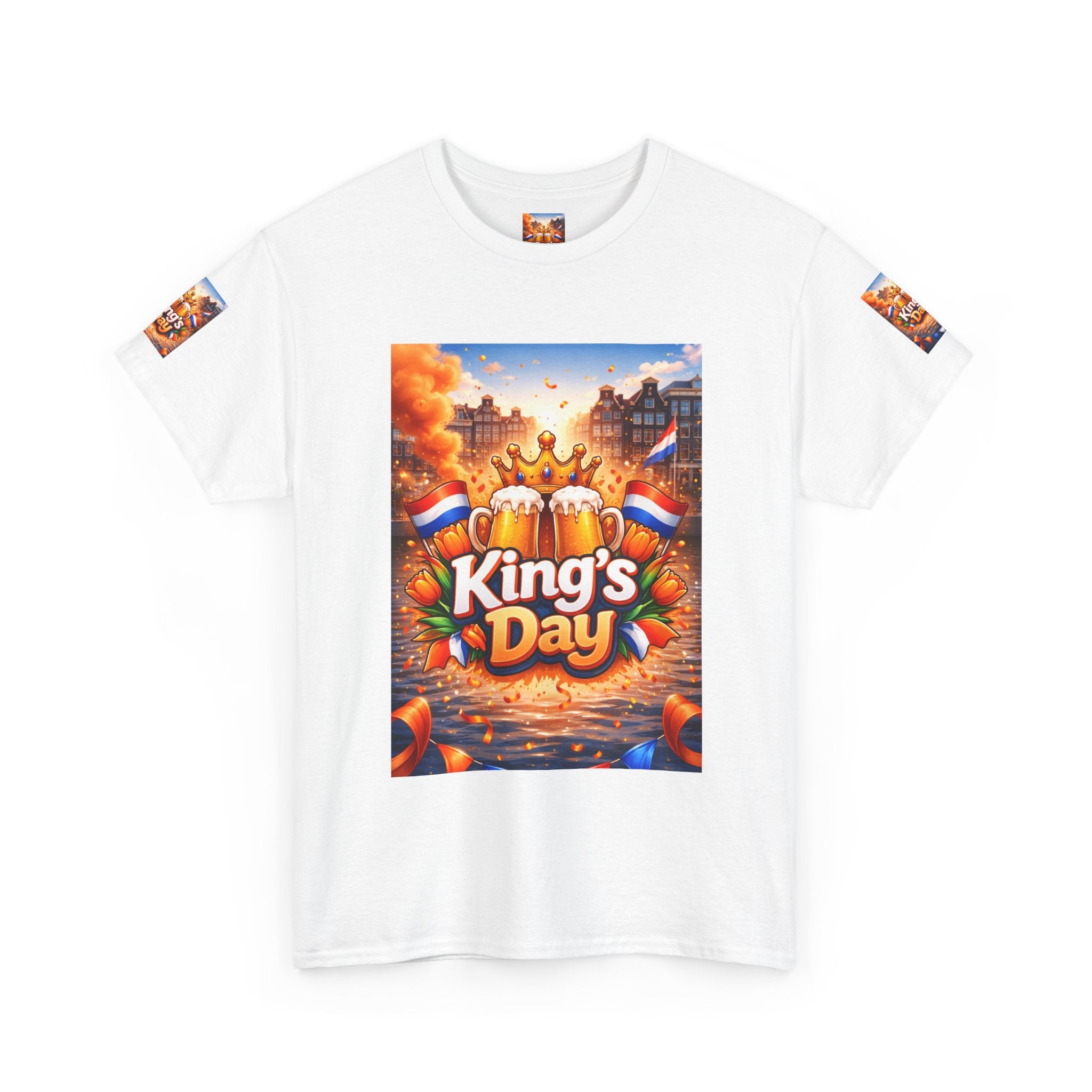 King’s Day T-shirt 2026 🇳🇱 Orange Party Shirt – Festival Outfit Netherlands – Unisex Cotton Tee