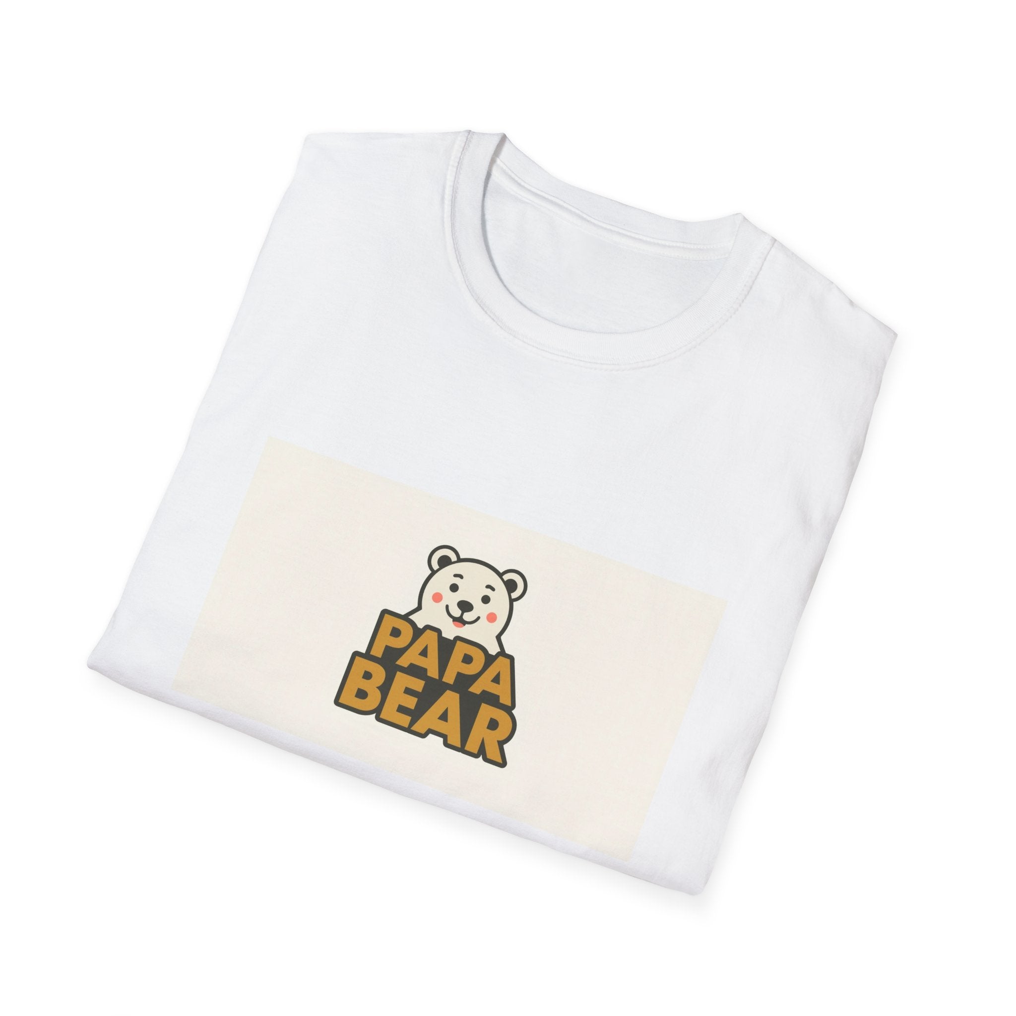 Papa Bear T-Shirt – Cute Retro Bear Fathers Day Tee