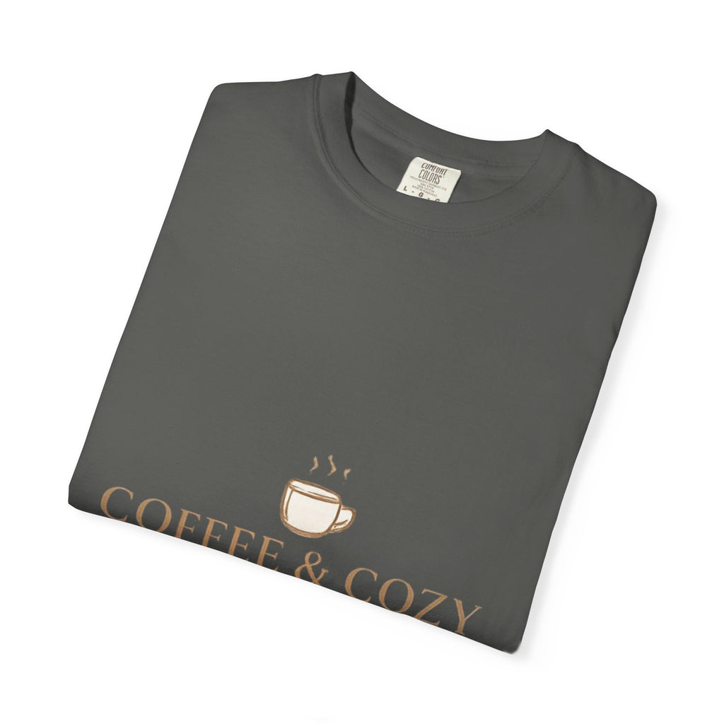 Coffee & Cozy Tee — Minimal Coffee Cup Graphic T-Shirt