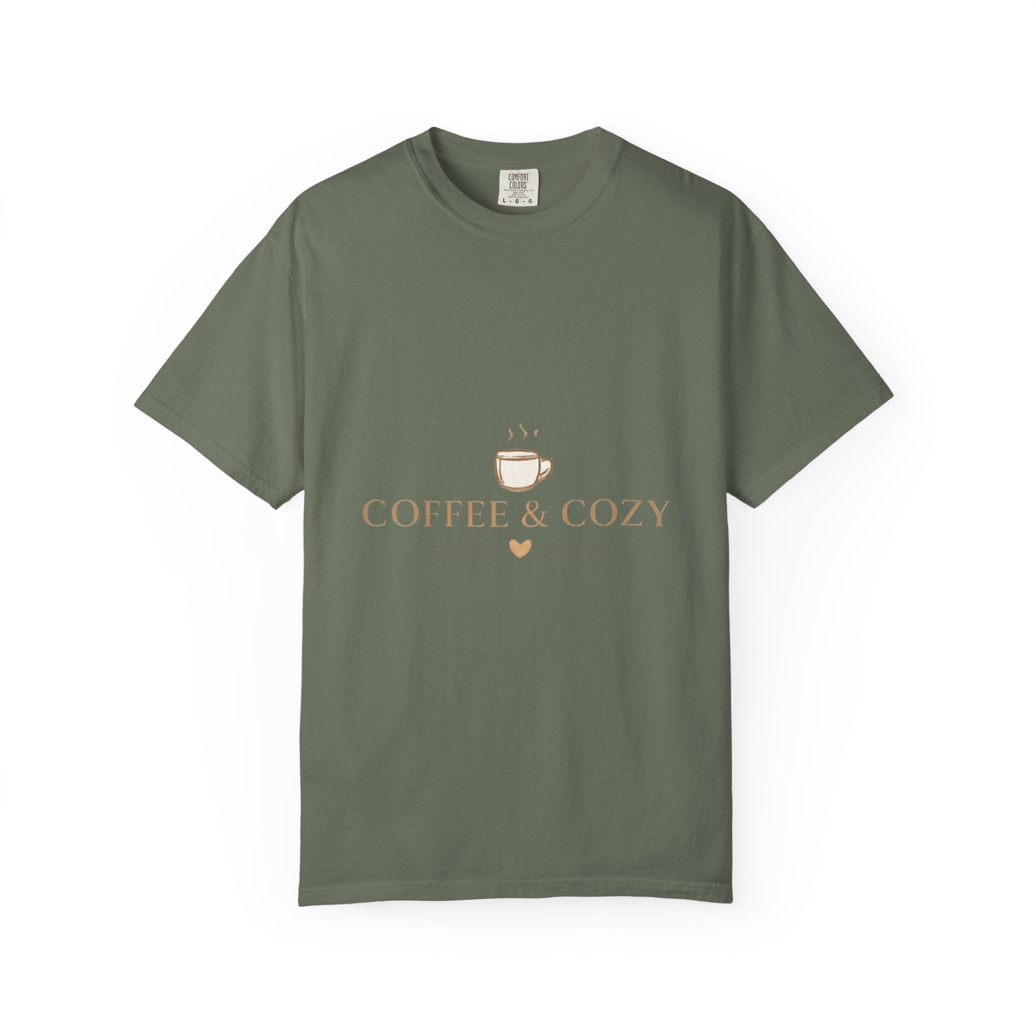 Coffee & Cozy Tee — Minimal Coffee Cup Graphic T-Shirt
