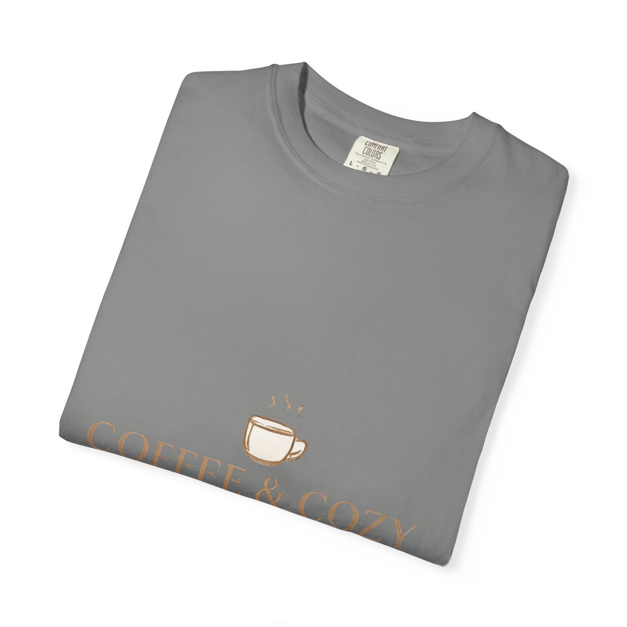 Coffee & Cozy Tee — Minimal Coffee Cup Graphic T-Shirt