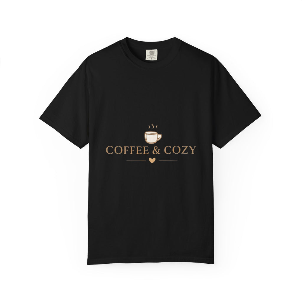 Coffee & Cozy Tee — Minimal Coffee Cup Graphic T-Shirt