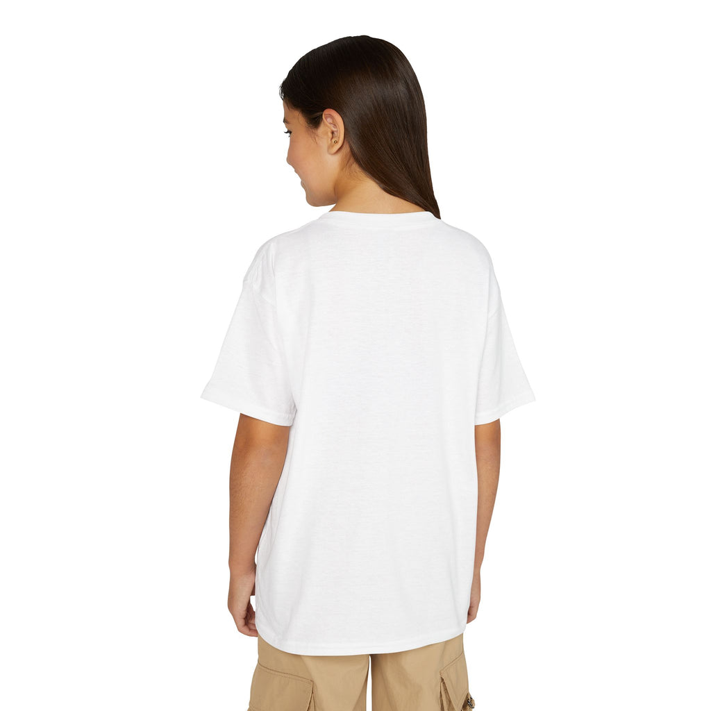 Youth T-Shirt - "Queen Energy" Graphic Tee for Girls, Crown Calligraphy Design