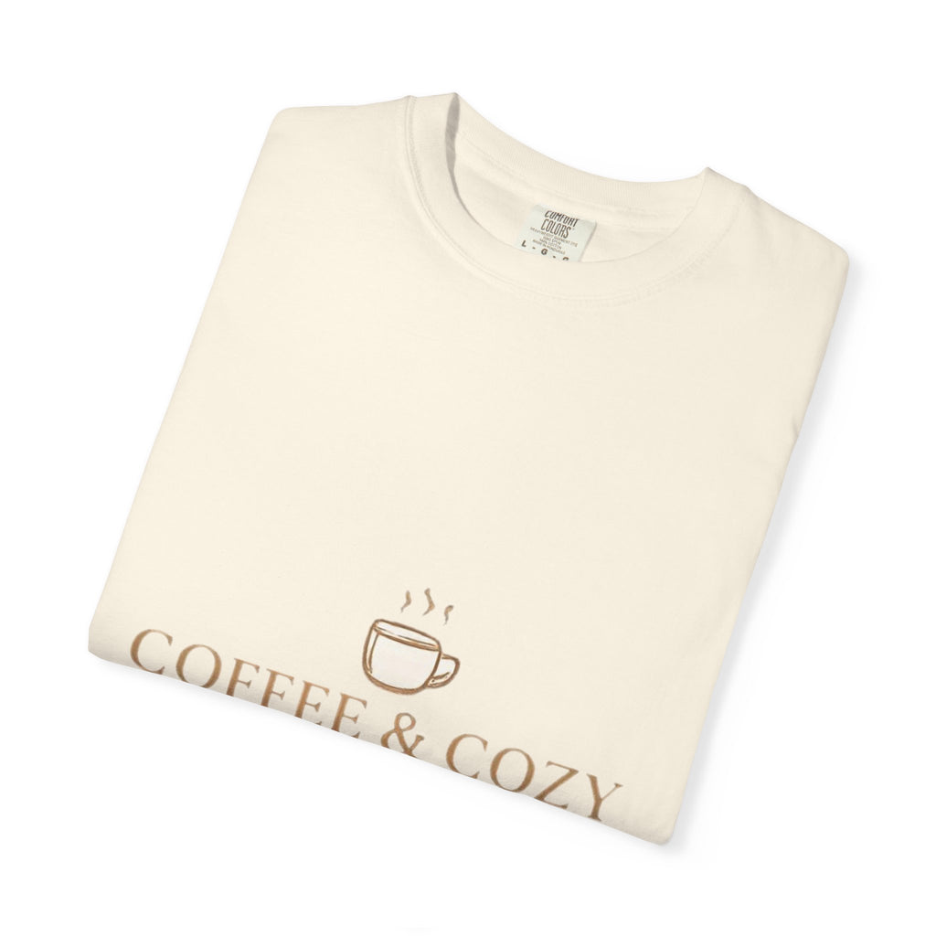 Coffee & Cozy Tee — Minimal Coffee Cup Graphic T-Shirt