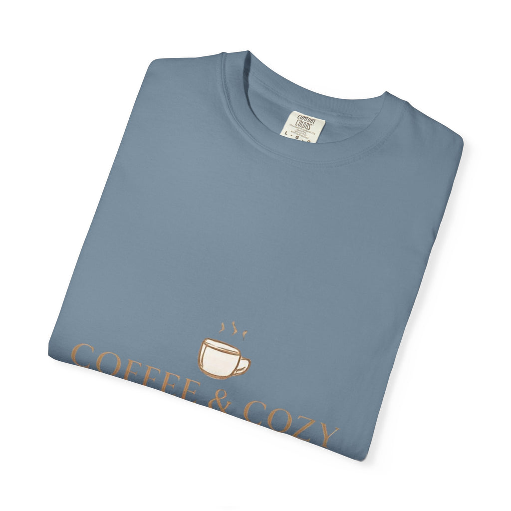 Coffee & Cozy Tee — Minimal Coffee Cup Graphic T-Shirt