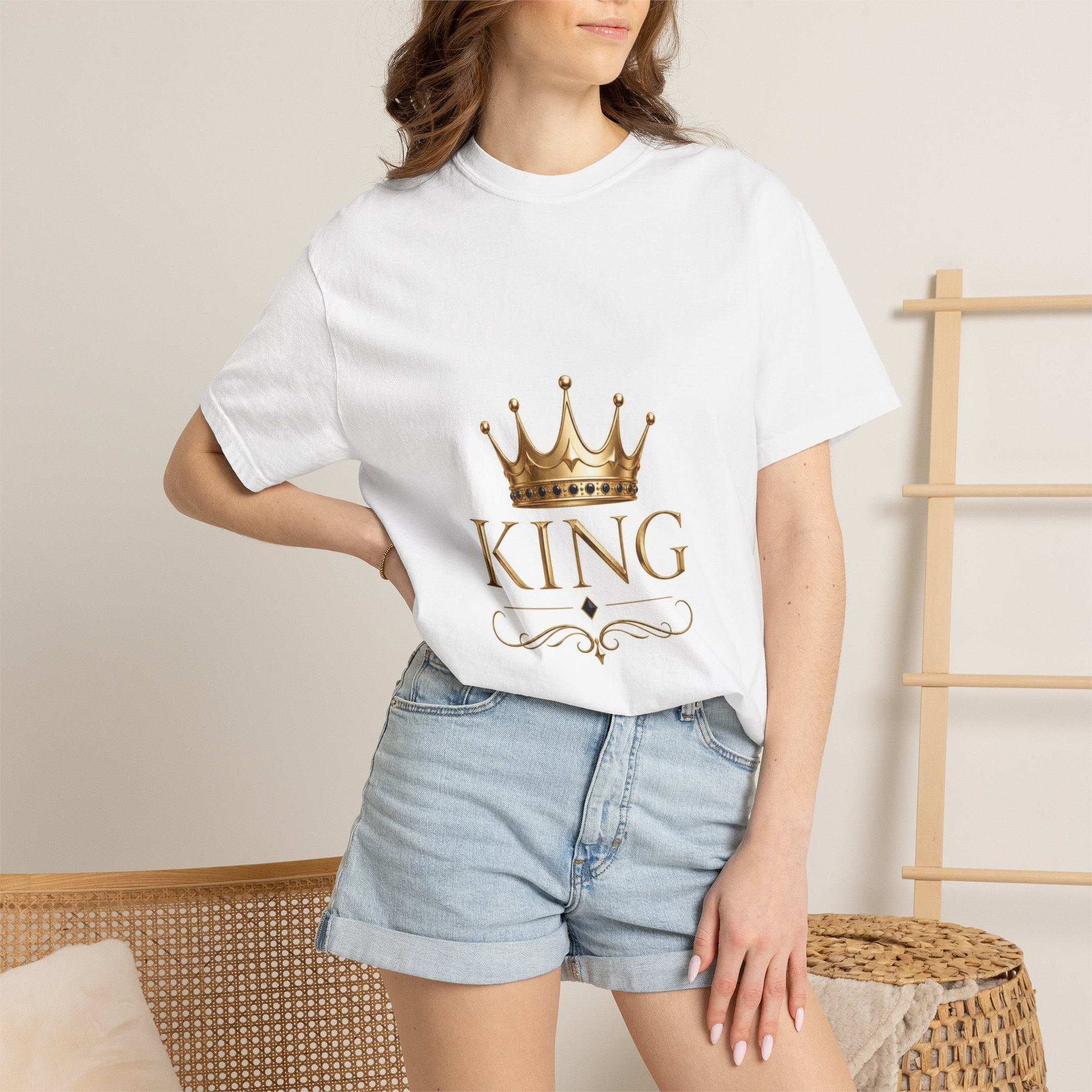 King Crown T-Shirt — Men's Royal Graphic Tee