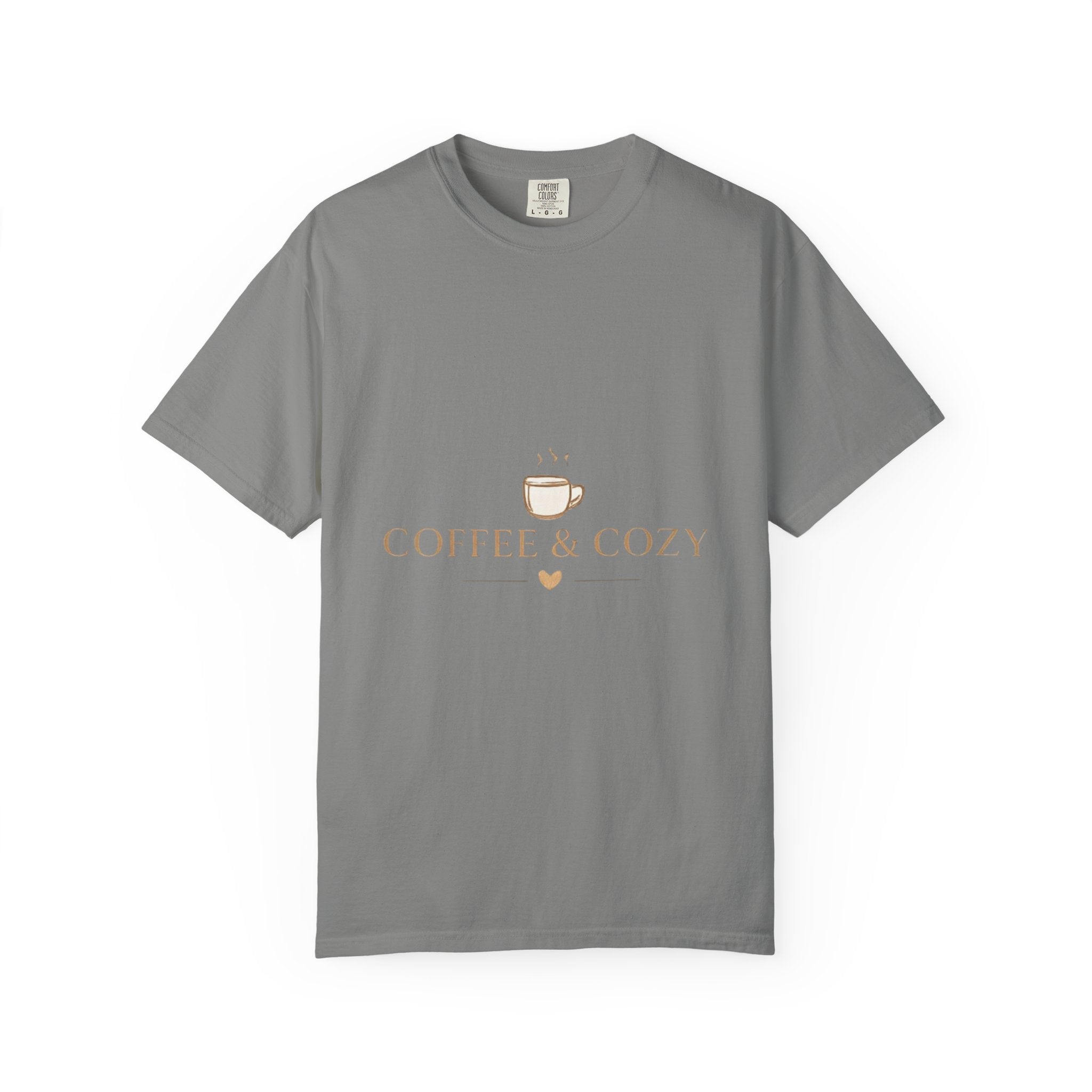 Coffee & Cozy Tee — Minimal Coffee Cup Graphic T-Shirt