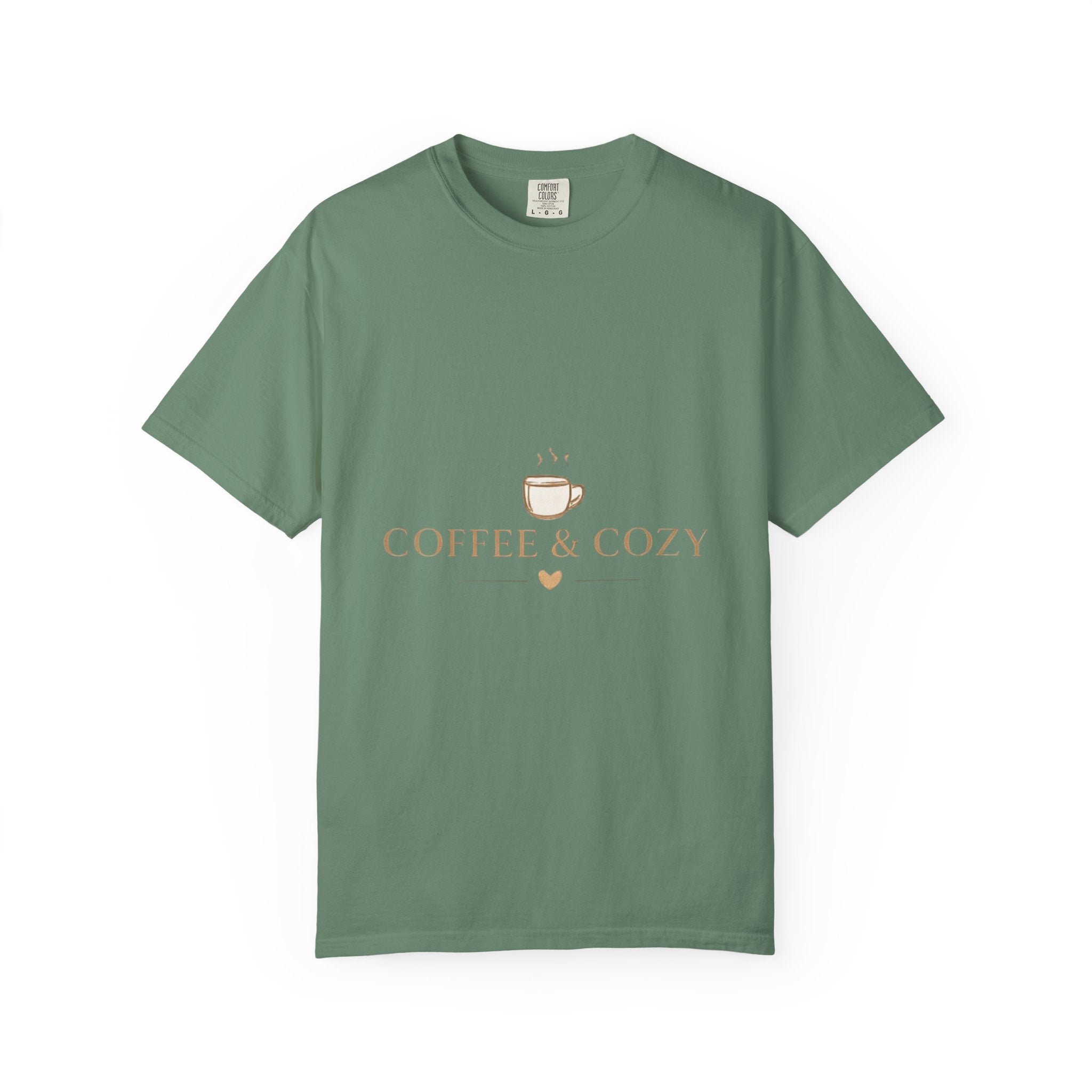 Coffee & Cozy Tee — Minimal Coffee Cup Graphic T-Shirt