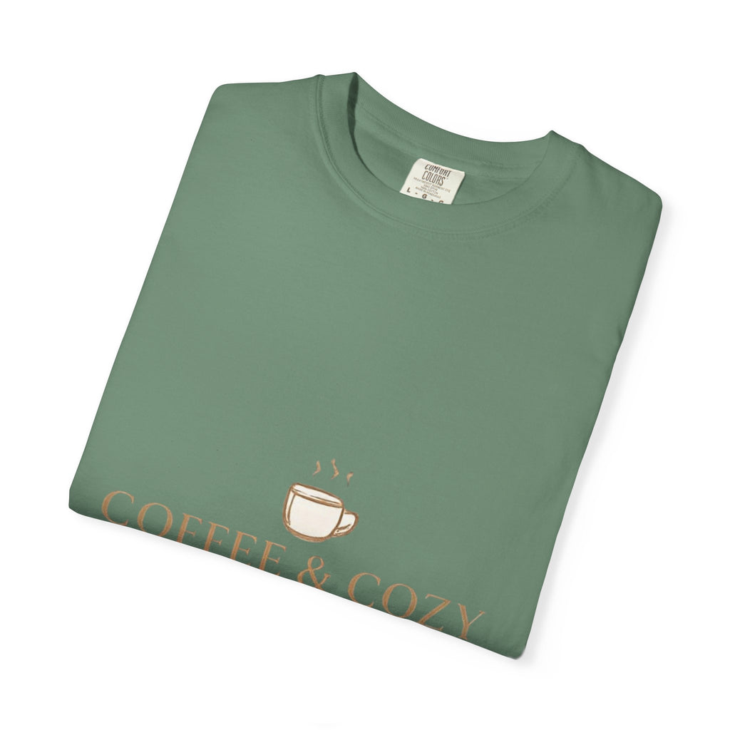 Coffee & Cozy Tee — Minimal Coffee Cup Graphic T-Shirt