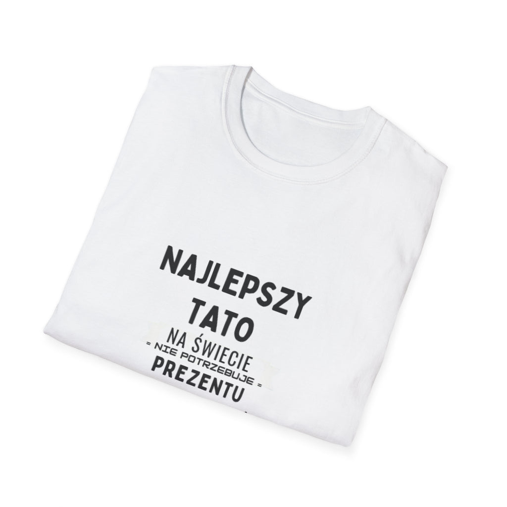Father’s Day T‑Shirt – 'Najlepszy Tato na Świecie' Polish Dad Gift Tee