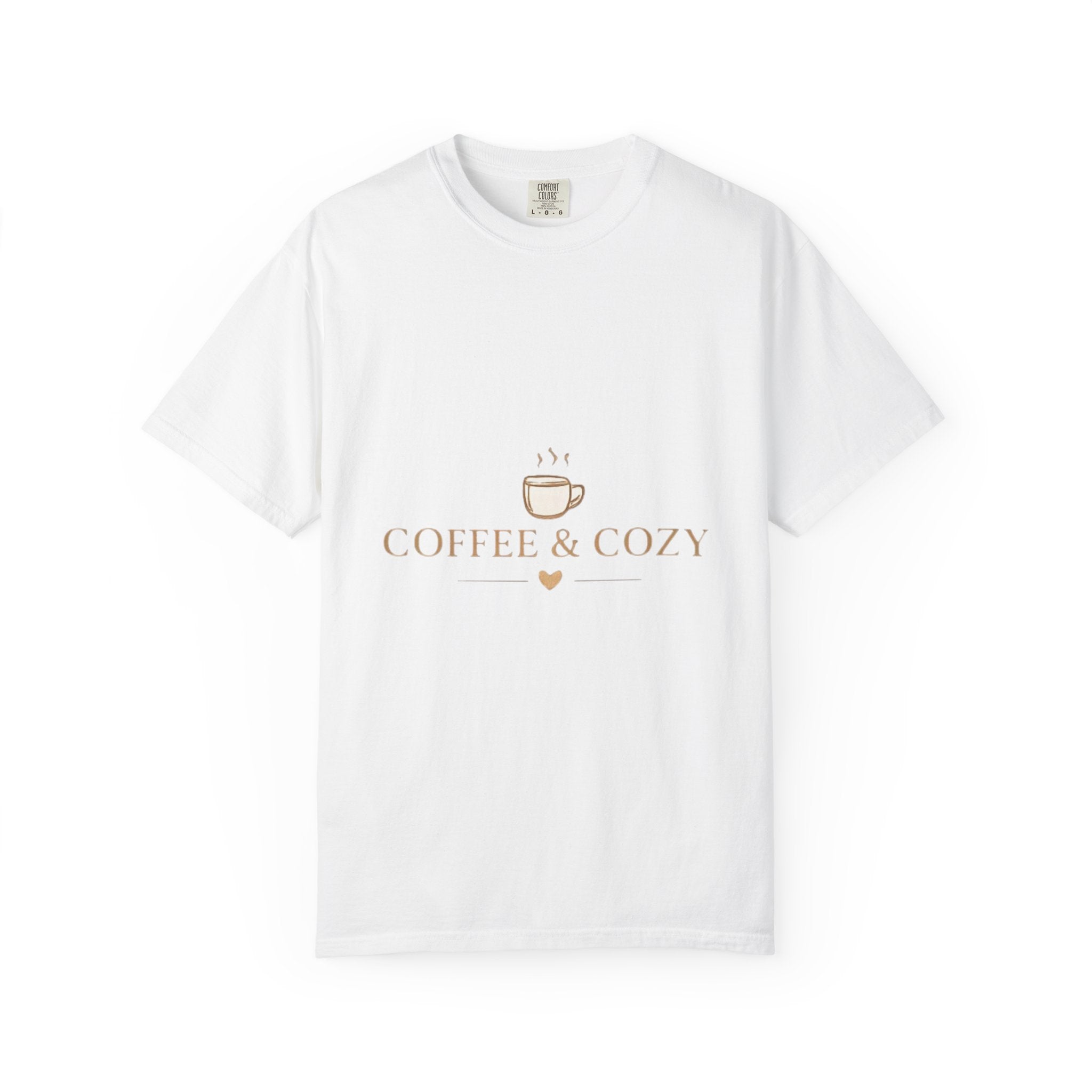 Coffee & Cozy Tee — Minimal Coffee Cup Graphic T-Shirt