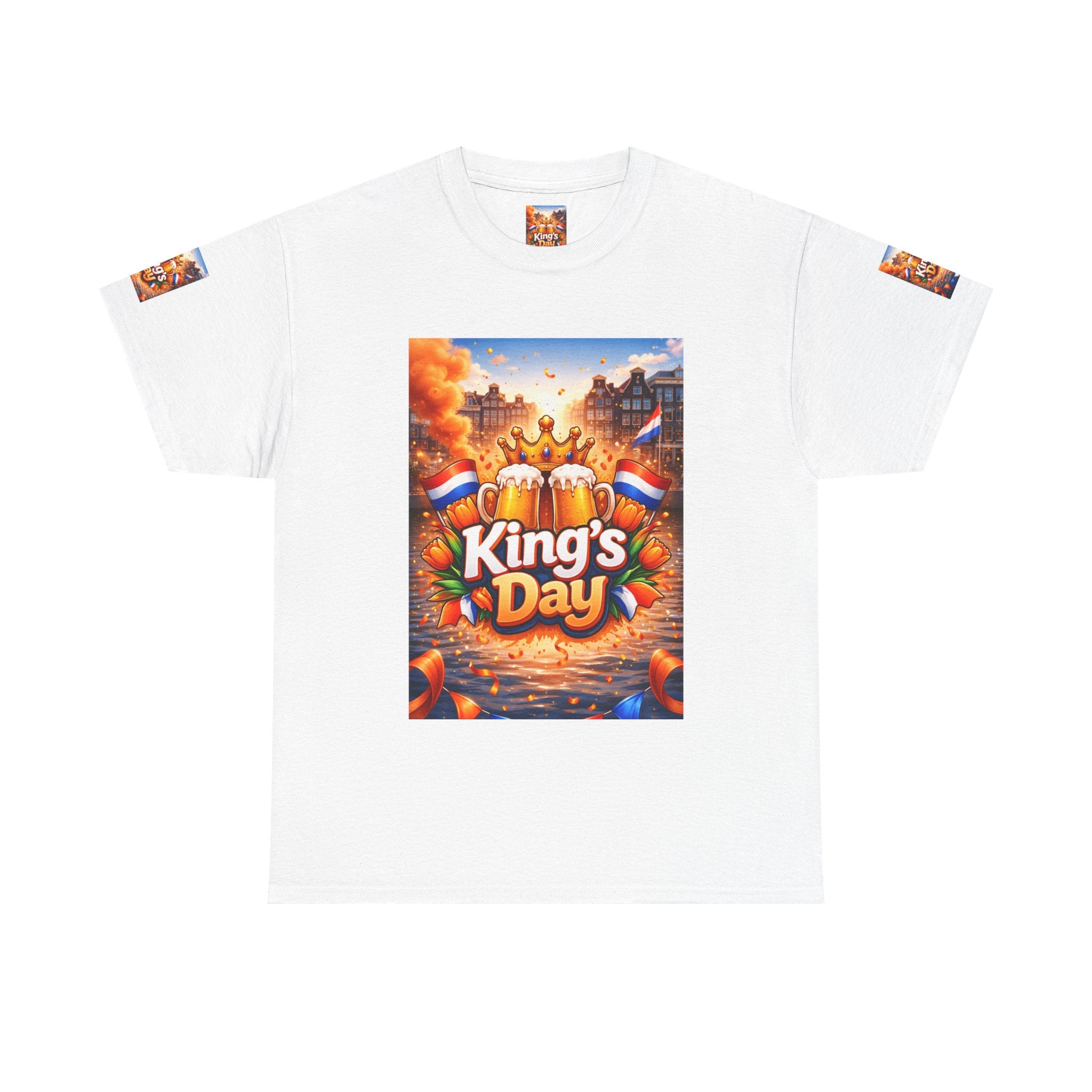 King’s Day T-shirt 2026 🇳🇱 Orange Party Shirt – Festival Outfit Netherlands – Unisex Cotton Tee