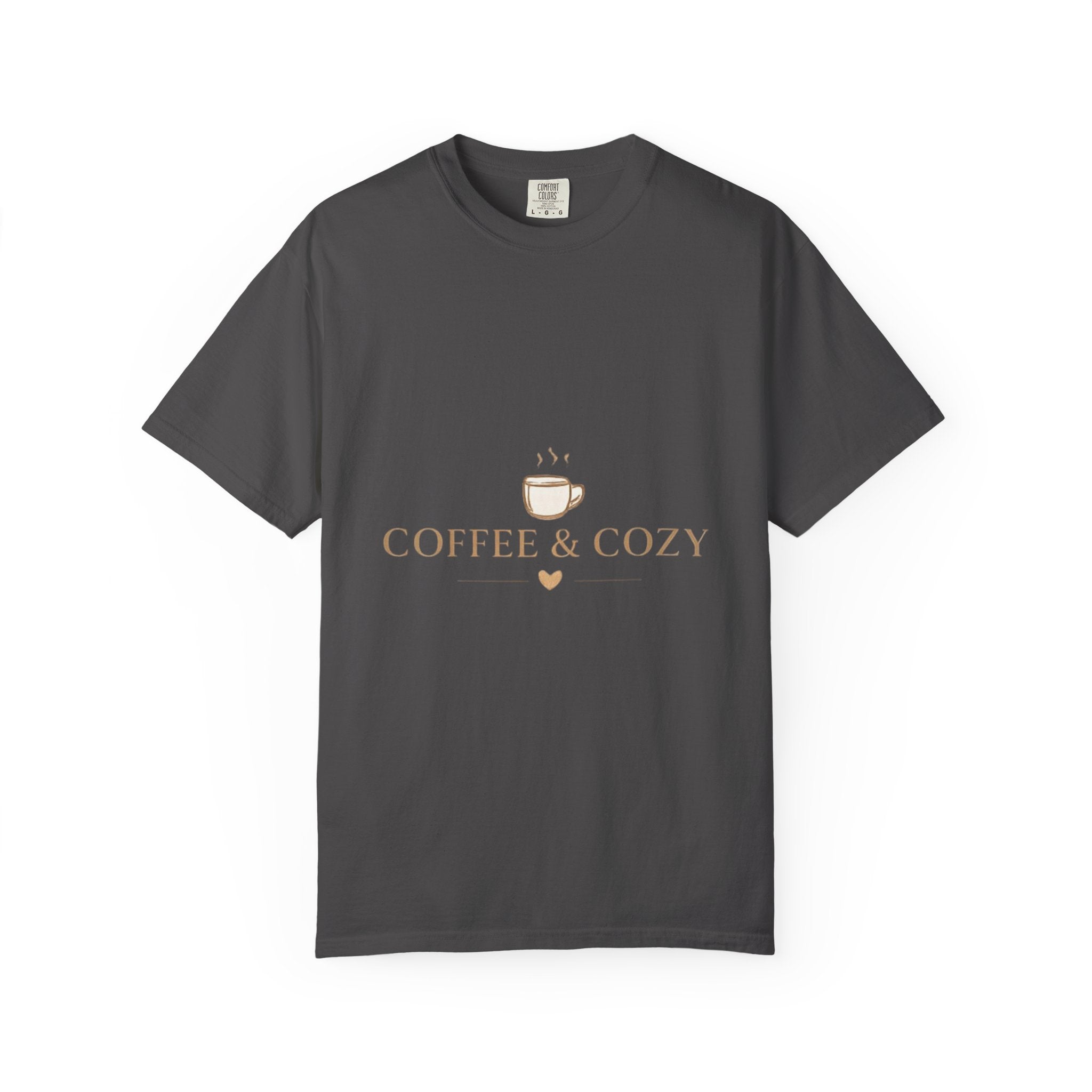 Coffee & Cozy Tee — Minimal Coffee Cup Graphic T-Shirt