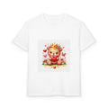 Kids' Bear Heart T-Shirt — Cute Crowned Teddy Valentine Tee