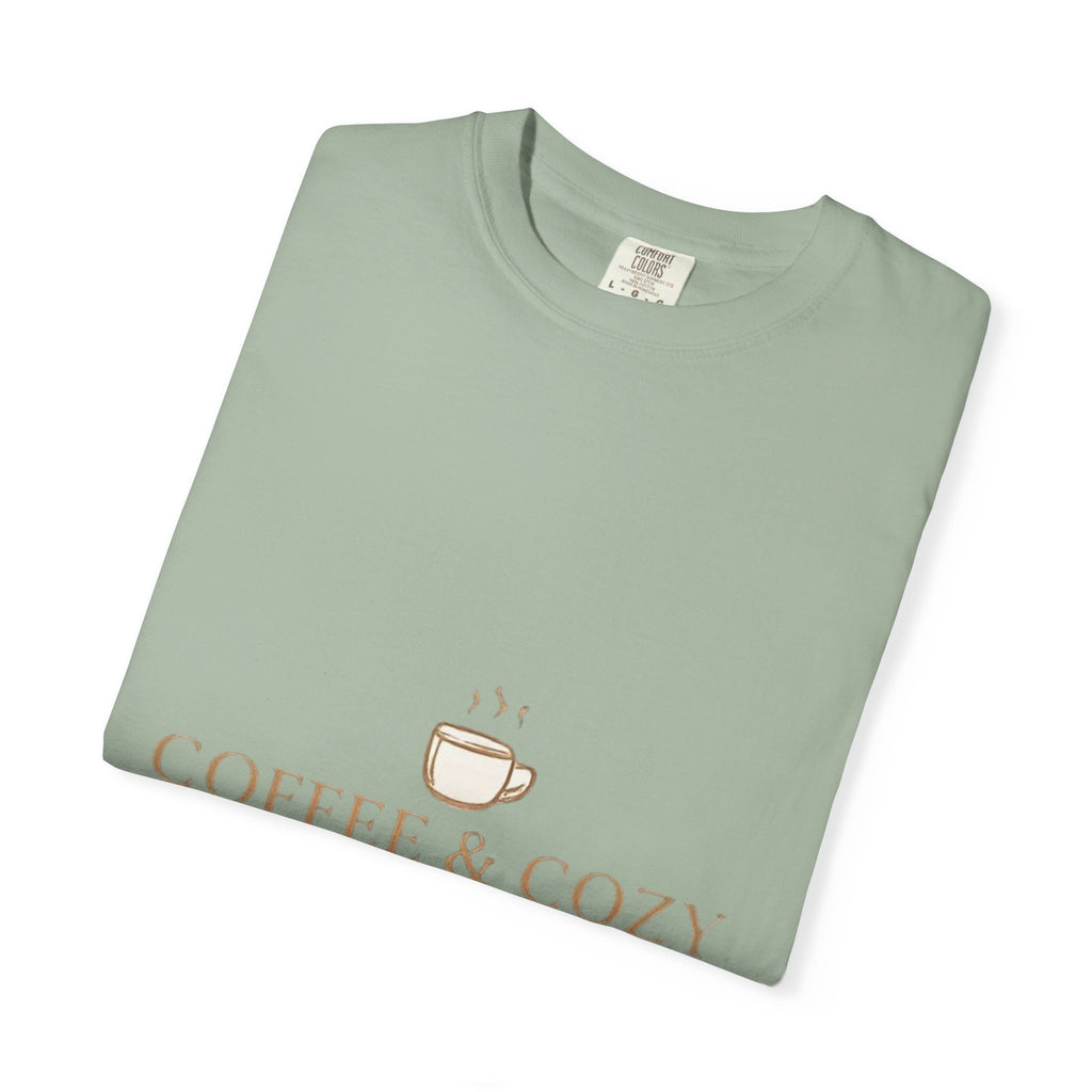 Coffee & Cozy Tee — Minimal Coffee Cup Graphic T-Shirt