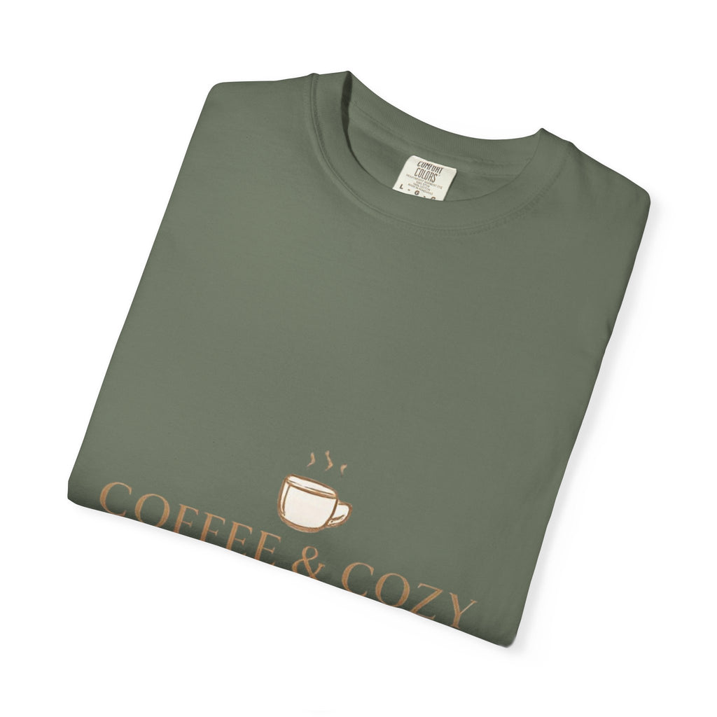 Coffee & Cozy Tee — Minimal Coffee Cup Graphic T-Shirt