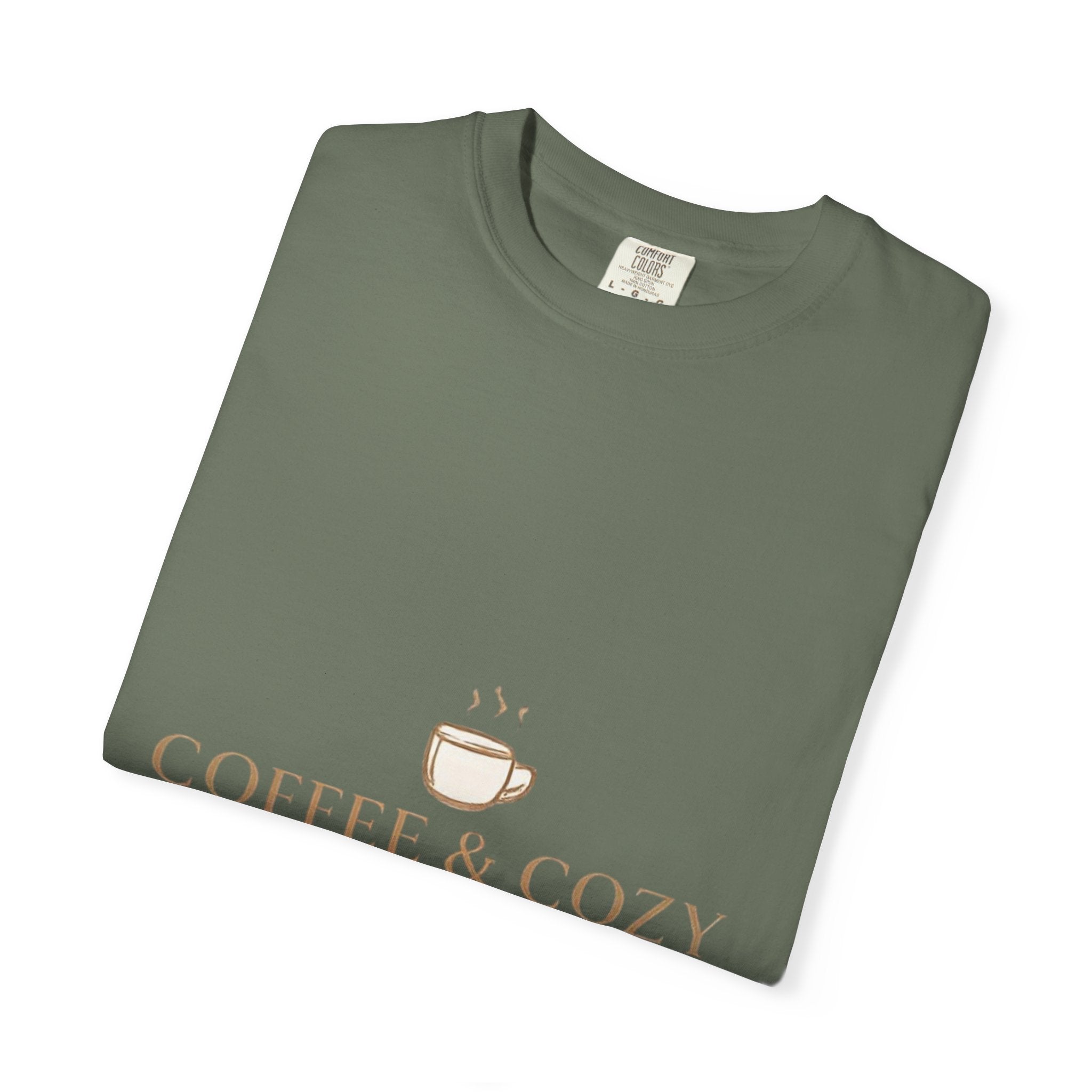 Coffee & Cozy Tee — Minimal Coffee Cup Graphic T-Shirt