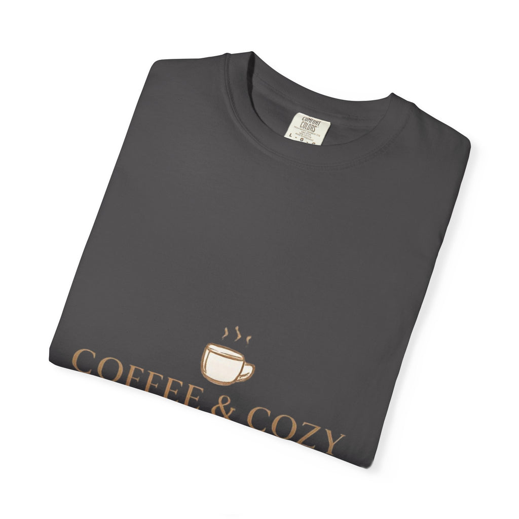 Coffee & Cozy Tee — Minimal Coffee Cup Graphic T-Shirt