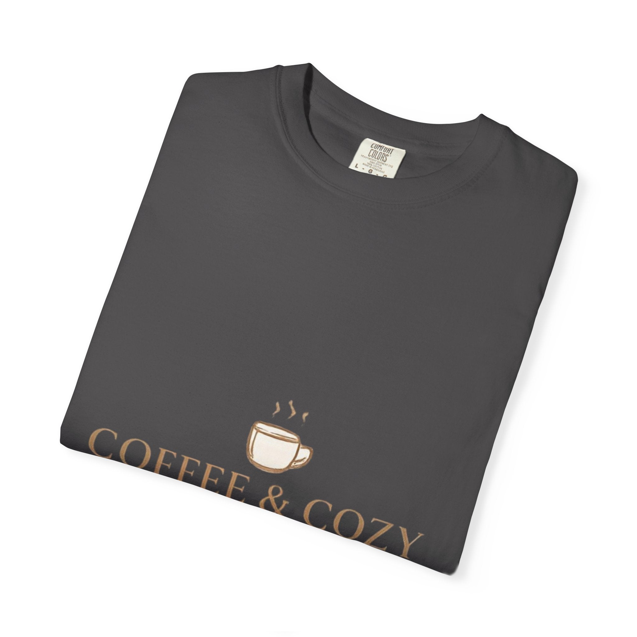 Coffee & Cozy Tee — Minimal Coffee Cup Graphic T-Shirt